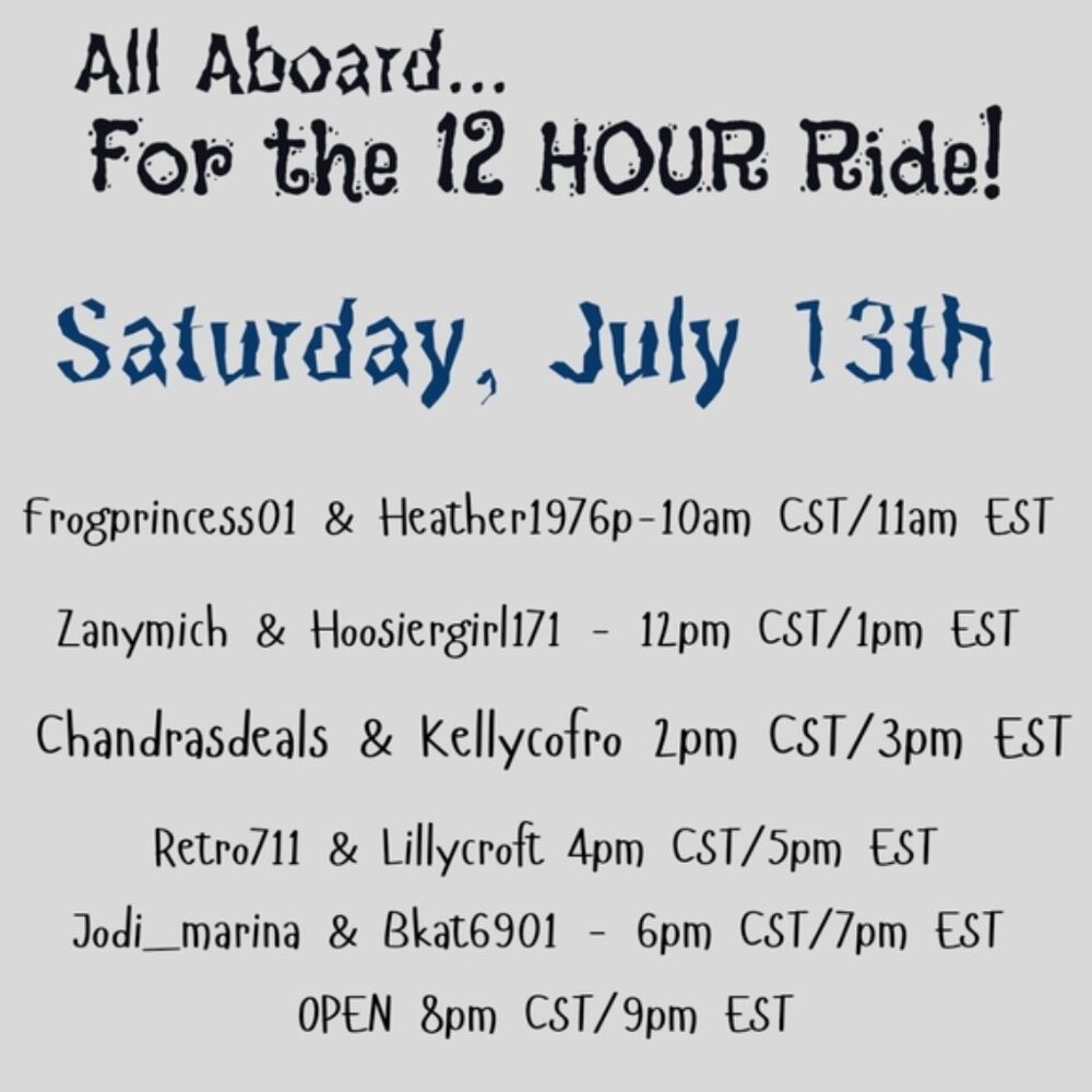 The Crazy Train July 13th 10am CST - Double Trouble